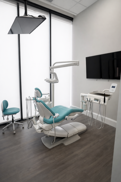 Dental office operatory and treatment chair